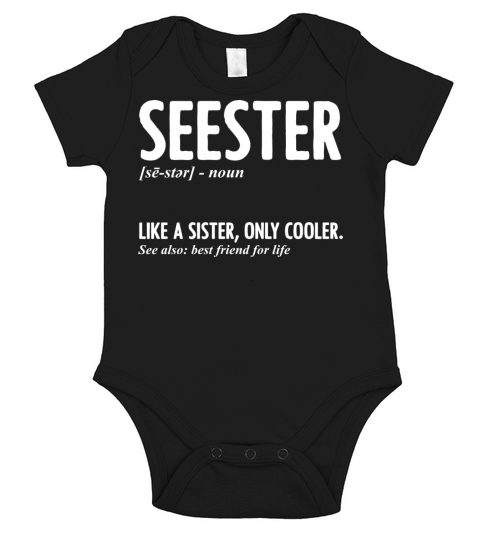 SEESTER Definition Best Friend Favorite Girl Short Sleeve Baby One-Piece