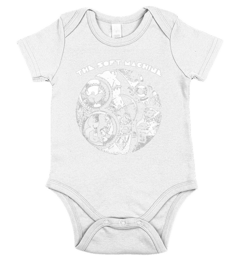 Soft Machine Band Tshirt Short Sleeve Baby One-Piece