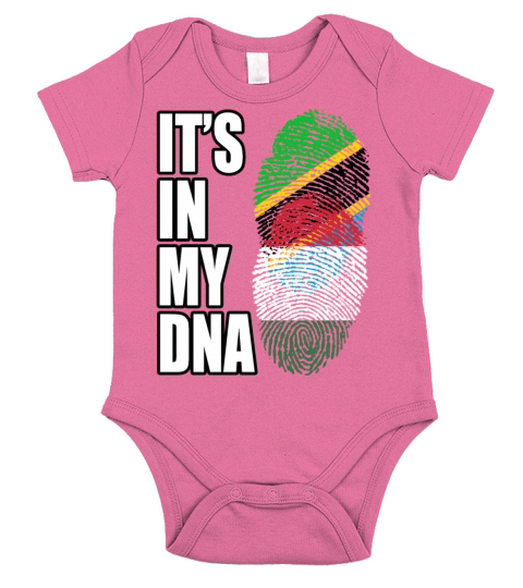 Tanzanian And Hungarian Vintage Heritage DNA Flag Short Sleeve Baby One-Piece
