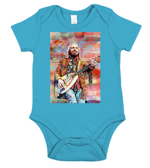 Tom Petty - Unisex Long Sleeve Short Sleeve Baby One-Piece