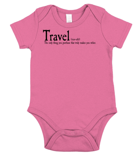 Travel Vacation Quote for Vacationers Backpackers Short Sleeve Baby One-Piece