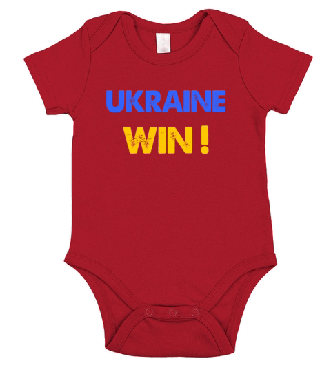 Ukraine Win Flag Ukrainian Ukraine Flag Short Sleeve Baby One-Piece