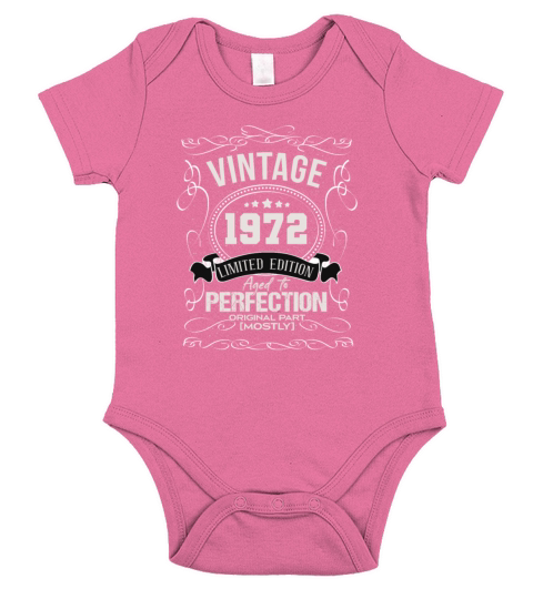Vintage 50 Birthday Costume Men 50th BDay Birthday Short Sleeve Baby One-Piece
