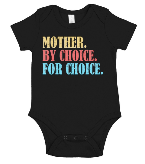Vintage Mother Choice Feminism Feminist Pro Choice Short Sleeve Baby One-Piece