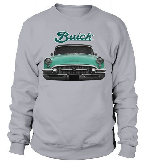 1955 Buick Two Side Green Sweatshirt Unisex