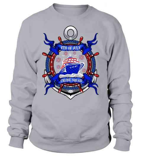 4th of July Cruise Squad Sweatshirt Unisex