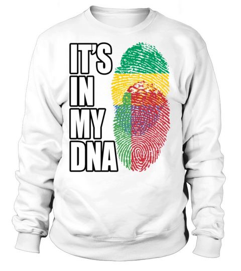 Gambian And Belarusian Mix Heritage DNA Flag Sweatshirt Unisex