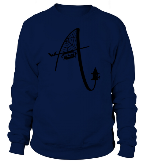 Halloween Alphabets Clipart A Sweatshirt Unisex