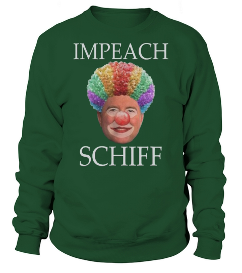 Impeach Schiff Clown Pencil Neck Anti Adam Schiff Sweatshirt Unisex