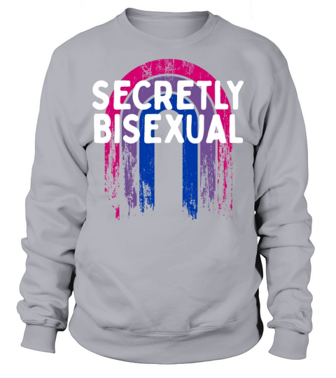 Secretly Bisexual Bi Introvert Bi Pride Sweatshirt Unisex
