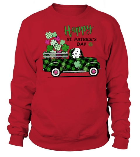 Snoopy Happy st Patricks day Sweatshirt Unisex