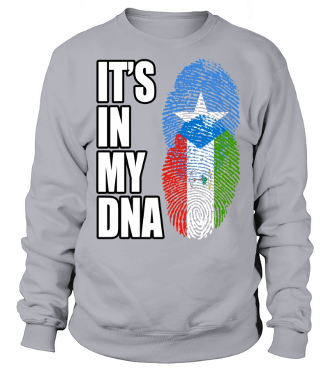 Somali And Equatorial Guinean Vintage Heritage DNA Sweatshirt Unisex
