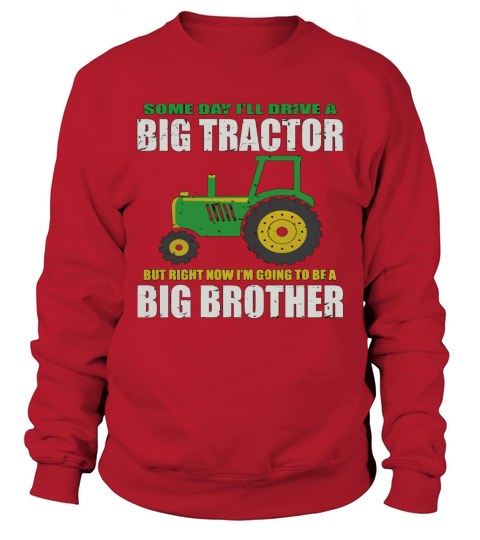 Toddler Big Brother Shirt With Tractors Sibling Shirts Sweatshirt Unisex