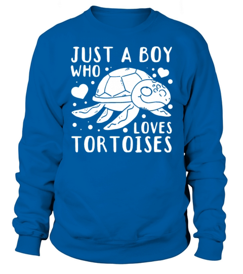 Turtle Tortoises Lover - Just A Boy Who Loves Sweatshirt Unisex