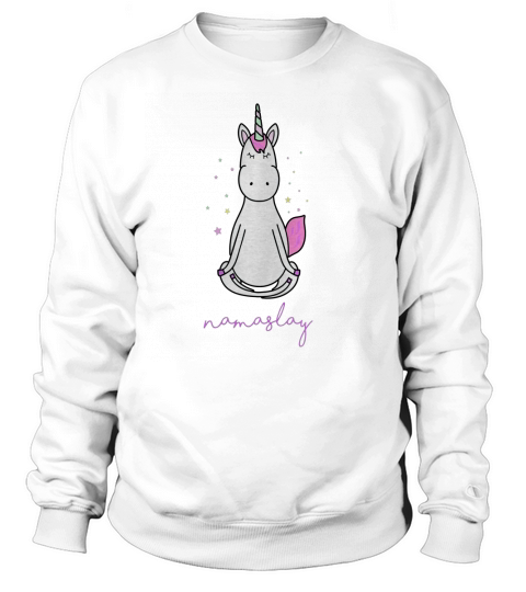 Unicorn Yoga Namaslay Sweatshirt Unisex