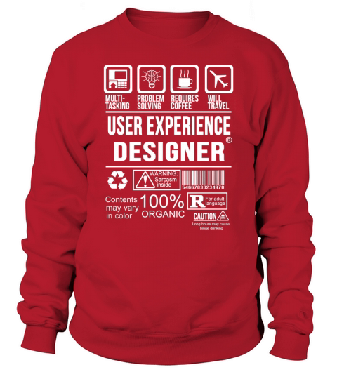 User Experience Designer Sweatshirt Unisex