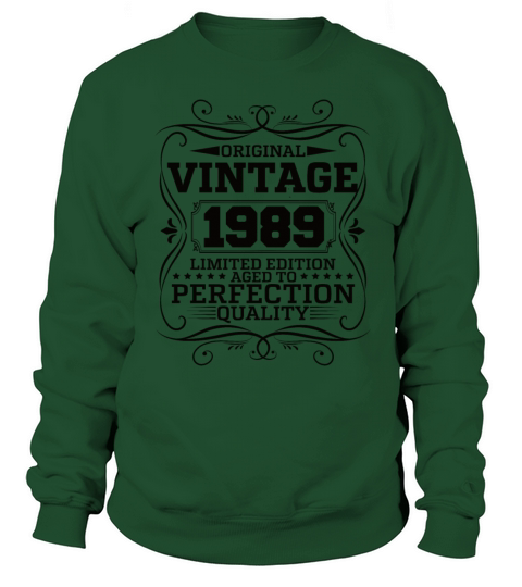 Vintage 1989 Original Limited Edition Sweatshirt Unisex