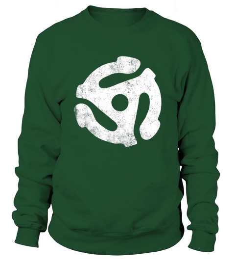 Vintage 45 Rpm Record Adapter T Shirt Sweatshirt Unisex