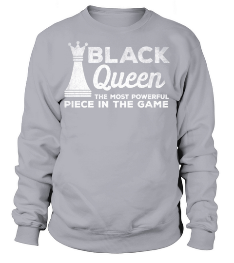 Vintage Black Queen Most Powerful Chess African Am Sweatshirt Unisex
