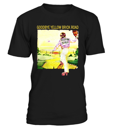 Elton John Goodbye Yellow brick Road Vintage T-Shirt T-Shirt Unisex