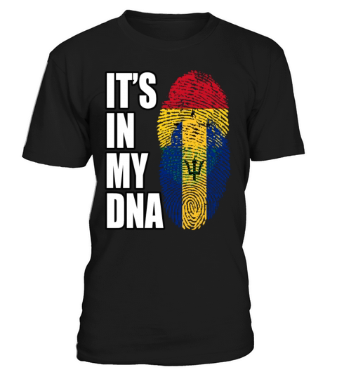 Ghanaian And Barbadian Mix Heritage DNA Flag T-Shirt Unisex