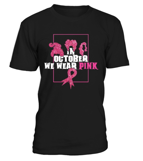 Halloween Wear Pink In October Breast Cancer T-Shirt Unisex