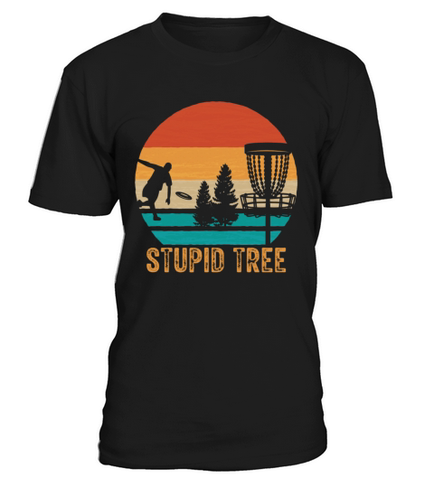 Stupid Tree Disc Golf Vintage Ultimate Frisbee T-Shirt Unisex