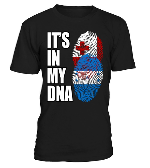 Tongan And Honduran Mix Heritage DNA Flag T-Shirt Unisex