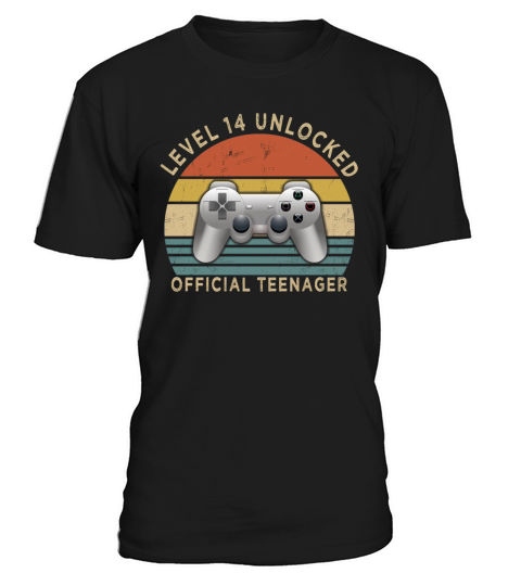 Vintage Level 14 Unlocked Official Teenager T-Shirt Unisex
