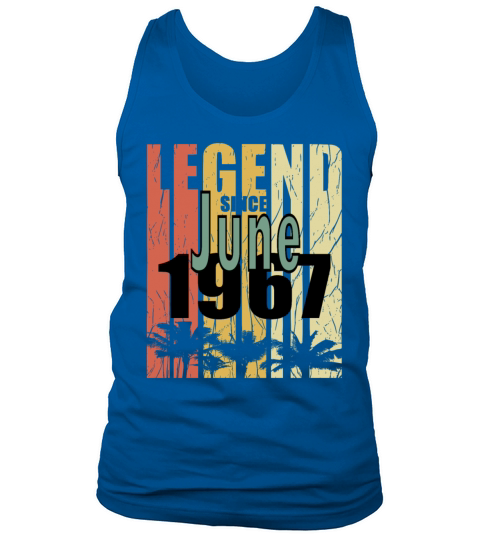 1967 vintage born in June gift Tank Top Unisex
