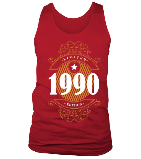1990 Limited Edition Birthday Tank Top Unisex