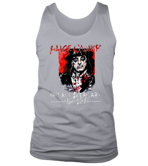 Alice Cooper 55th anniversary 1964-2019 signature shirt Tank Top Unisex