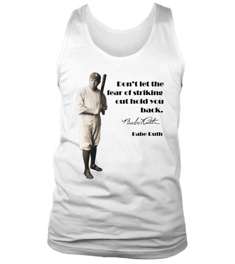 Babe Ruth sur Courage Baseball Tank Top Unisex
