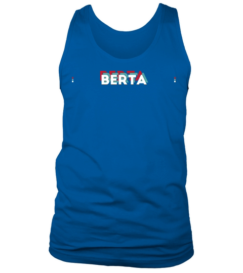 Berta Name - Funny Name Berta 80s theme Tank Top Unisex