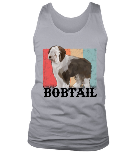 Bobtail Retro Old English Sheepdog Vintage Tank Top Unisex