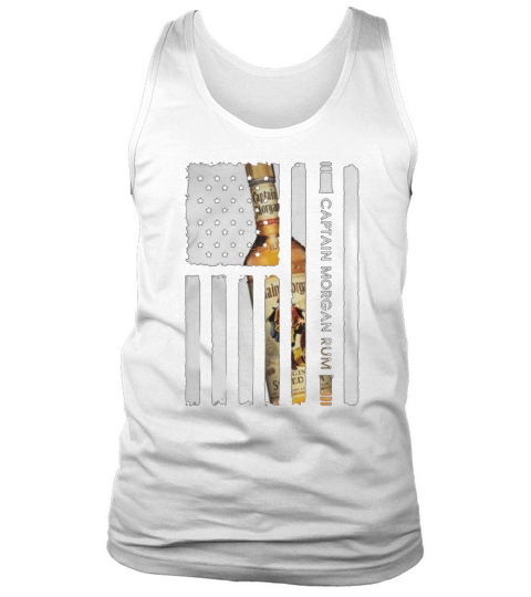 Captain Morgan Rum 4th july independence day American flag Tank Top Unisex