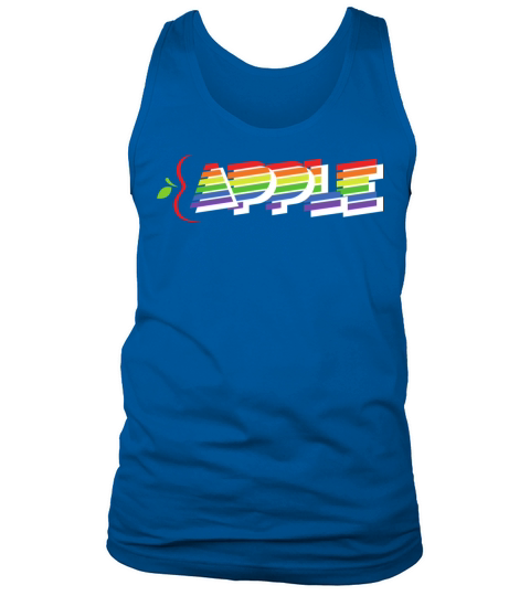 Eapple-Retro Fun Typography Design With Apple Tank Top Unisex