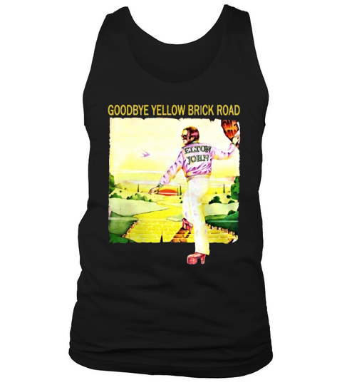 Elton John Goodbye Yellow brick Road Vintage T-Shirt Tank Top Unisex