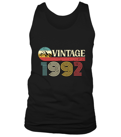 Funny Birthday Born in 1992 Limited Edition Tank Top Unisex