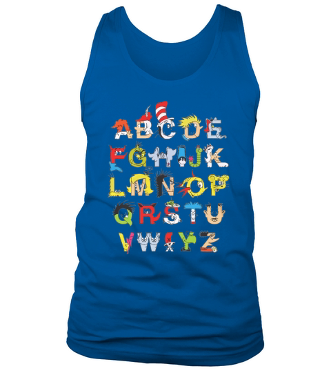 Happy Read Across America Day  ABC Dr Seuss Tank Top Unisex