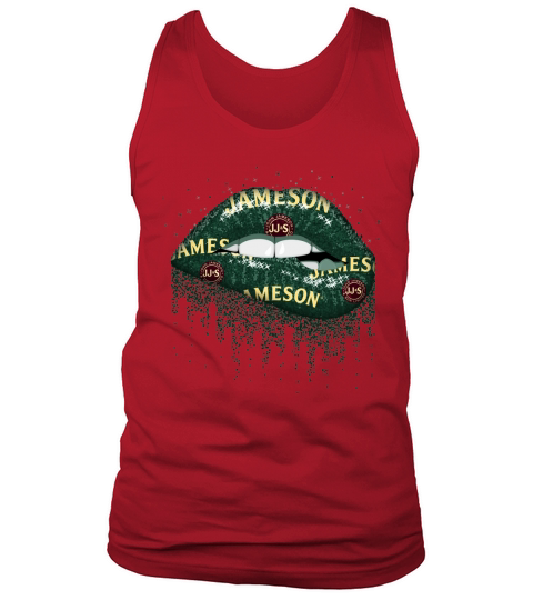 Jameson Irish Whiskey Lips shirt Tank Top Unisex