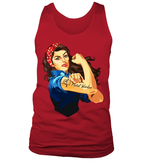 Postal Worker Frontline Workers Nurse Strong Rosie Riveter Tank Top Unisex