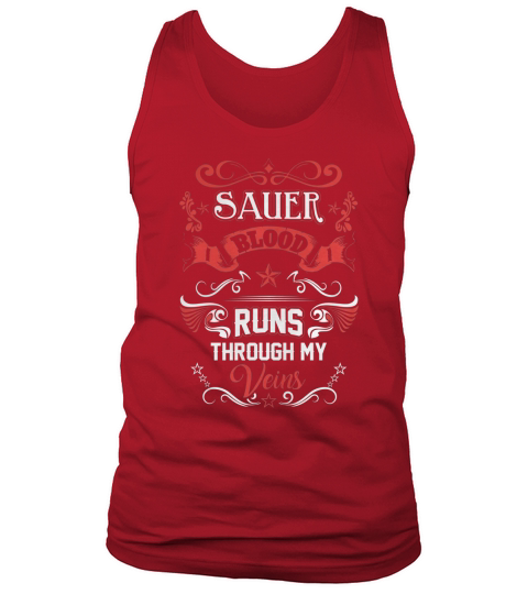 SAUER BLOOD RUNS THROUGH MY VEINS Tank Top Unisex