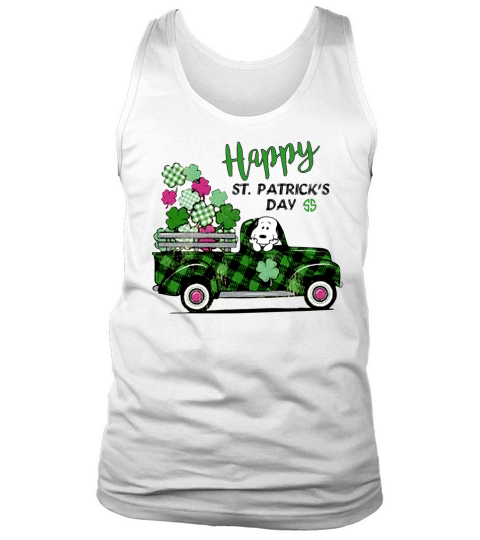Snoopy Happy st Patricks day Tank Top Unisex