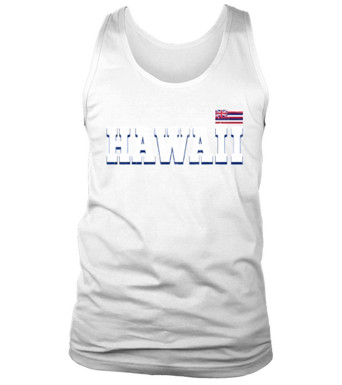 State Name America State Flag Hawaii Tank Top Unisex