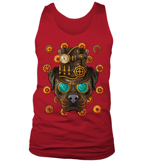 Steampunk Rottweiler Medieval Victorian Steam Powe Tank Top Unisex