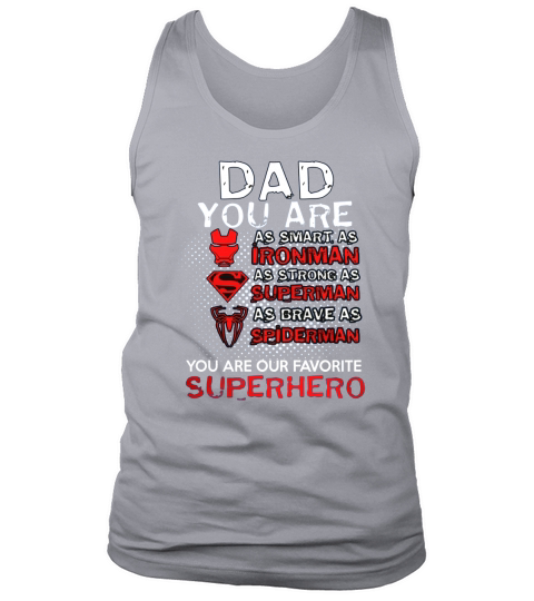 SUPERDAD SUPERDAD TSHIRT MEN SUPER DAD SHIRT DAD SUPERHERO Tank Top Unisex
