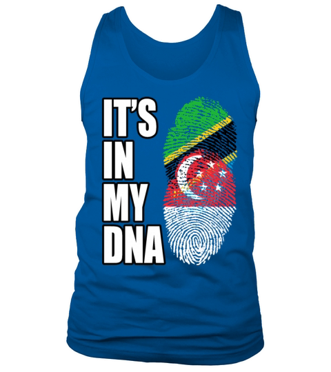 Tanzanian And Singaporean Leonean Vintage Heritage Tank Top Unisex