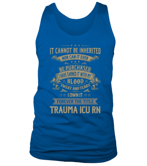 Trauma Icu Rn Forever Job Title Shirts Tank Top Unisex