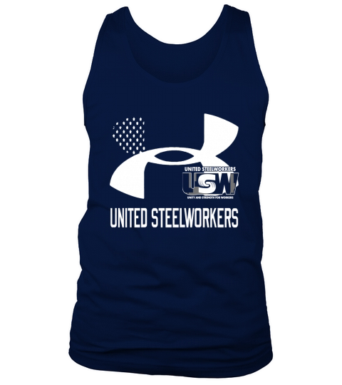 United Steelworkers Unity And Strength For Workers Flag   Drawstring Bag Tank Top Unisex